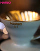 HARIO 懷汝窯金緣 V60 01 咖啡濾杯｜陶作坊聯名 附贈精緻木盒 收藏送禮首選