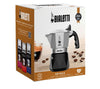 Bialetti - 全新 Brikka 雙閥摩卡壺，Moka Pot，咖啡機，2杯/4 杯，鋁製、黑色 - Quality Life Coffee
