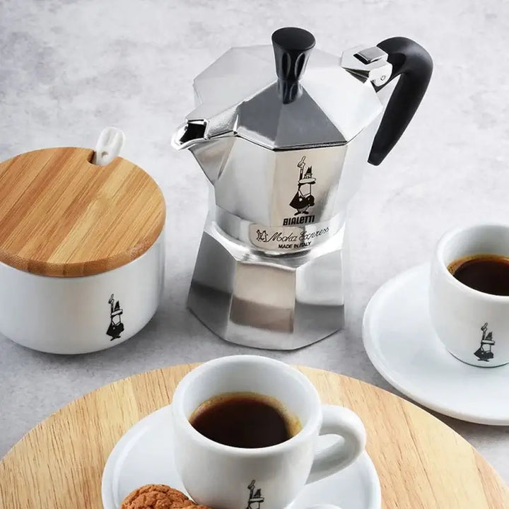Quality Life Coffee 店內精選 - Bialetti Moka Express 3杯裝銀色摩卡壺｜經典義式家用咖啡壺推薦 咖啡手沖器材