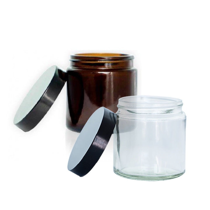 Comandante C40 replacement glass jar with lid in brown