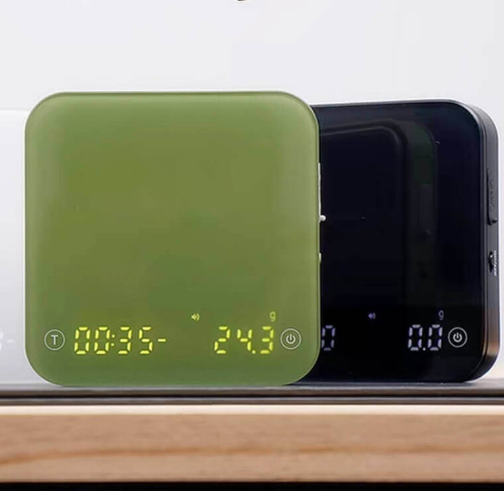 Quality Life Coffee 店內精選 - 意式 手沖 迷你咖啡電子秤 電子磅/ Mini Electronic Scale with timer 綠 咖啡手沖器材