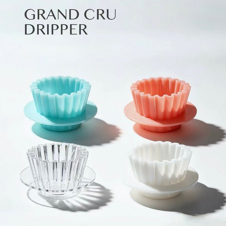 Grand Cru shatterproof Tritan dripper in bright colours