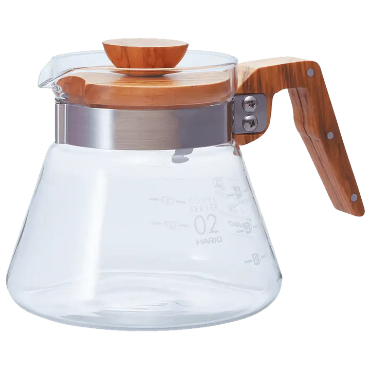 HARIO Olive Wood Coffee Server – 400 / 600 ml