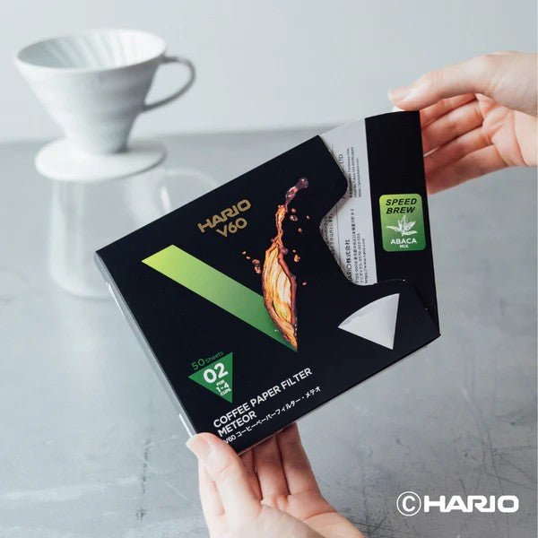 Hario V60 流星濾紙 | 極速萃取專業手沖咖啡濾紙 | 01/02號 50片裝 | 日本製造