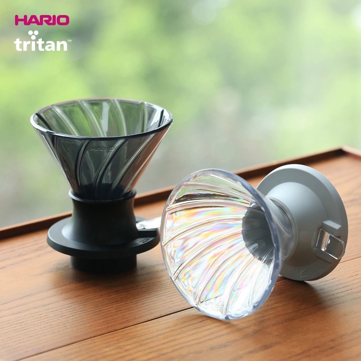 HARIO V60 鈴木康夫聯名款 | 凹槽浸漬式聰明濾杯 (Tritan) | 實現極致均勻萃取