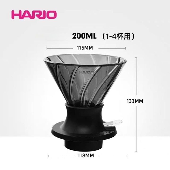 黑 HARIO V60 鈴木康夫聯名款 | 凹槽浸漬式聰明濾杯 (Tritan) | 實現極致均勻萃取 - HarioHARIO V60 鈴木康夫聯名款 | 凹槽浸漬式聰明濾杯 (Tritan) | 實現極致均勻萃取