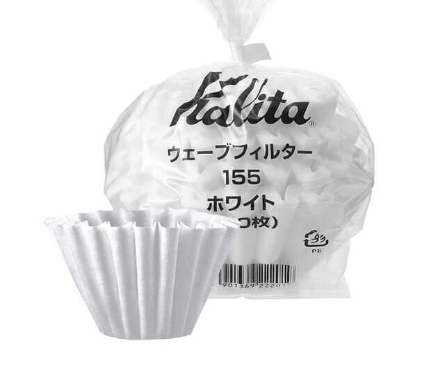 Quality Life Coffee 店內精選 - 日本原裝Kalita 155 185 漂白手沖咖啡濾紙 波紋蛋糕杯100張155 Coffee Filter Paper 155 咖啡手沖器材