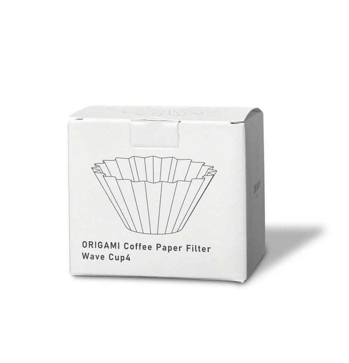 【ORIGAMI】Coffee Paper Filter - Wave Origami轉用折紙濾杯 50張155 185 Coffee Filter Paper - Quality Life Coffee
