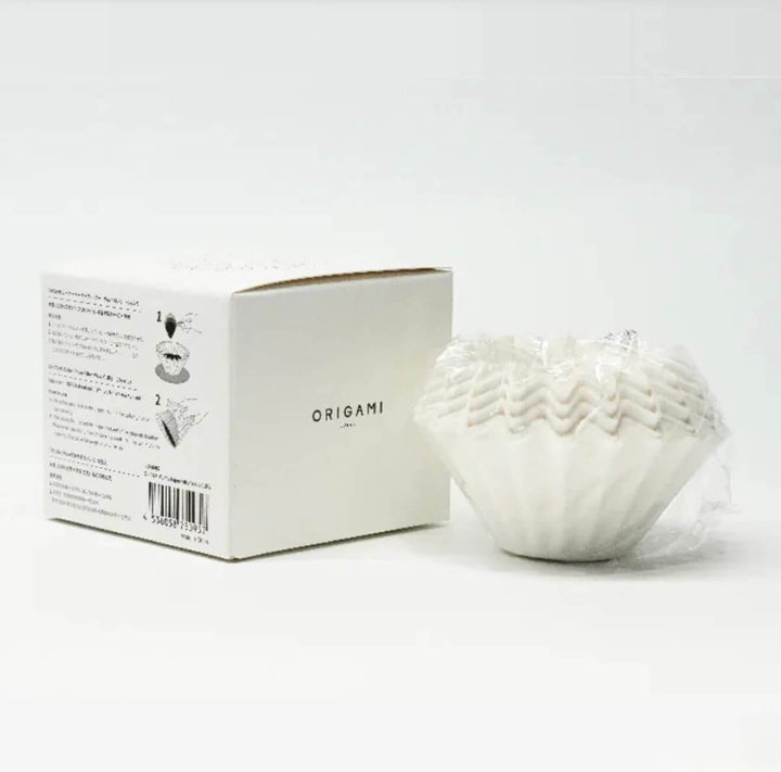 Quality Life Coffee 店內精選 - 【ORIGAMI】Coffee Paper Filter - Wave  Origami轉用折紙濾杯 50張155 185 Coffee Filter Paper 155 咖啡手沖器材
