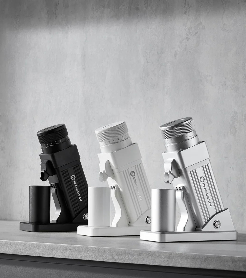 Starseeker E55pro 專業咖啡研磨機 | 55mm 鍍鈦錐刀 | 100段無段微調 | CNC 全金屬機身｜香港行貨