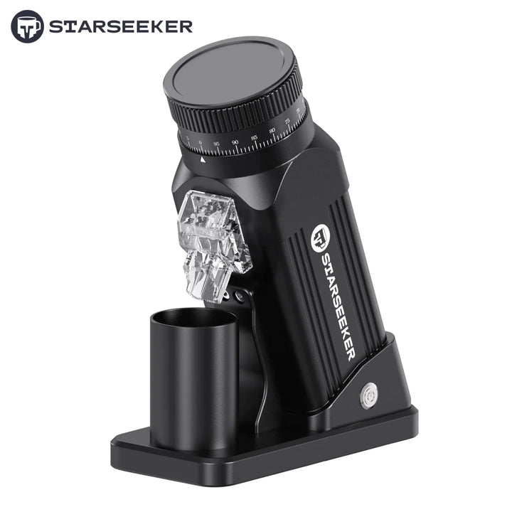 Starseeker E64 titanium electric coffee grinder, professional grinding design