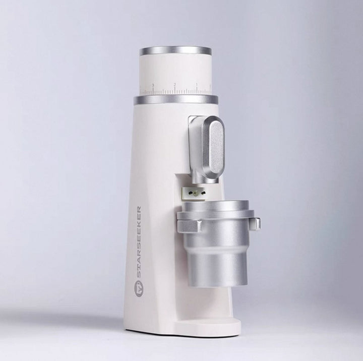 STARSEEKER EDGE 最新款 3.0 電動咖啡磨豆機（黑｜白）｜48mm專業刀盤｜100檔調節｜鋁合金機身｜香港行貨（7）