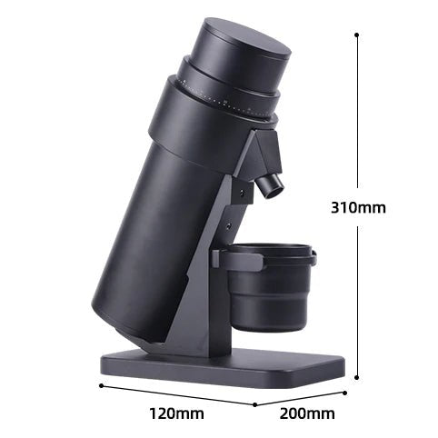 STARSEEKER EDGE Plus 電動磨豆機（黑/銀）｜63mm八角錐刀盤｜0.01mm無段微調・約60檔｜低速靜音｜家用/商用精品咖啡首選｜香港行貨