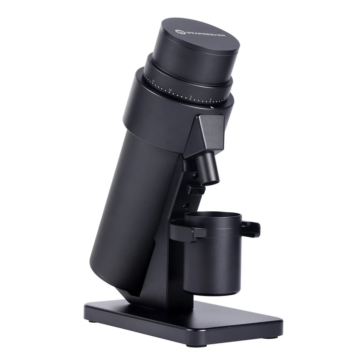 Starseeker EDGE Plus electric grinder in black or silver, 63 mm conical burrs, stepless
