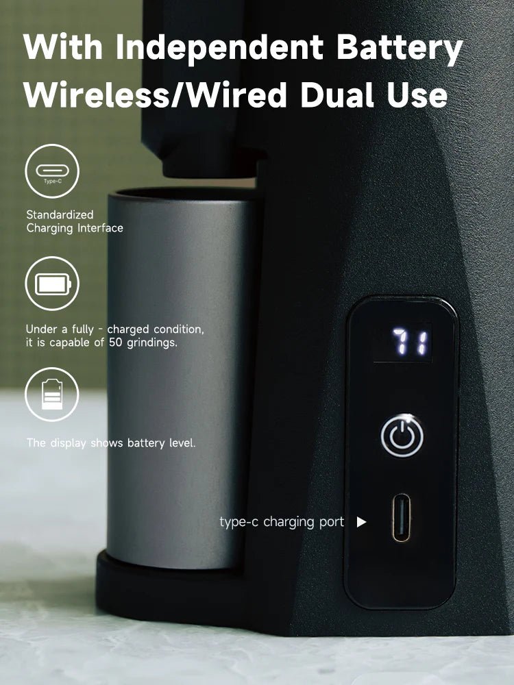 Staresso Newest Version Upgraded Electric Coffee Grinder Discovery II Plus Coffee Grinder