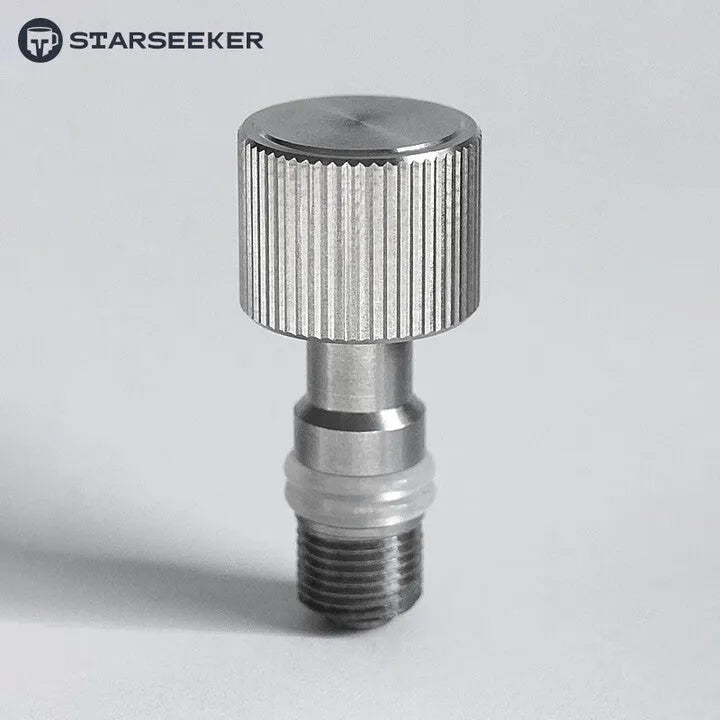 Silver metal OPV pressure adjustment knob for Super58 espresso machine