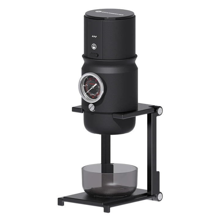 Quality Life Coffee 店內精選 - STARSEEKER Super58 便攜式專業意式咖啡機｜USB-C快充｜58mm粉碗｜視覺壓力計｜18-20g容量｜咖啡玩家首選 單咖啡機 / 黑色 咖啡手沖器材