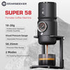 STARSEEKER Super58 便攜式專業意式咖啡機｜USB-C快充｜58mm粉碗｜視覺壓力計｜18-20g容量｜咖啡玩家首選