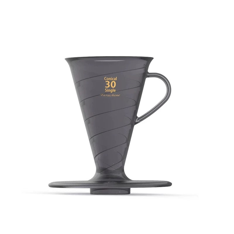 日本 甜筒濾杯 Tarachine conical 30度角 錐形濾杯 1人份 螺旋高流速 - Quality Life Coffee