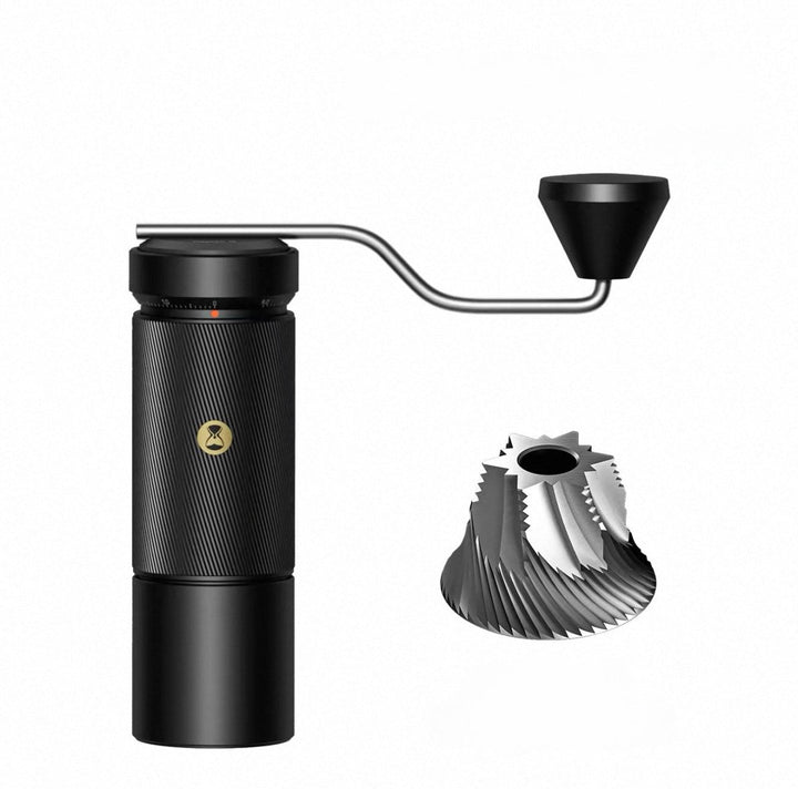 TIMEMORE manual coffee grinder in black with TriB-048-I burrs