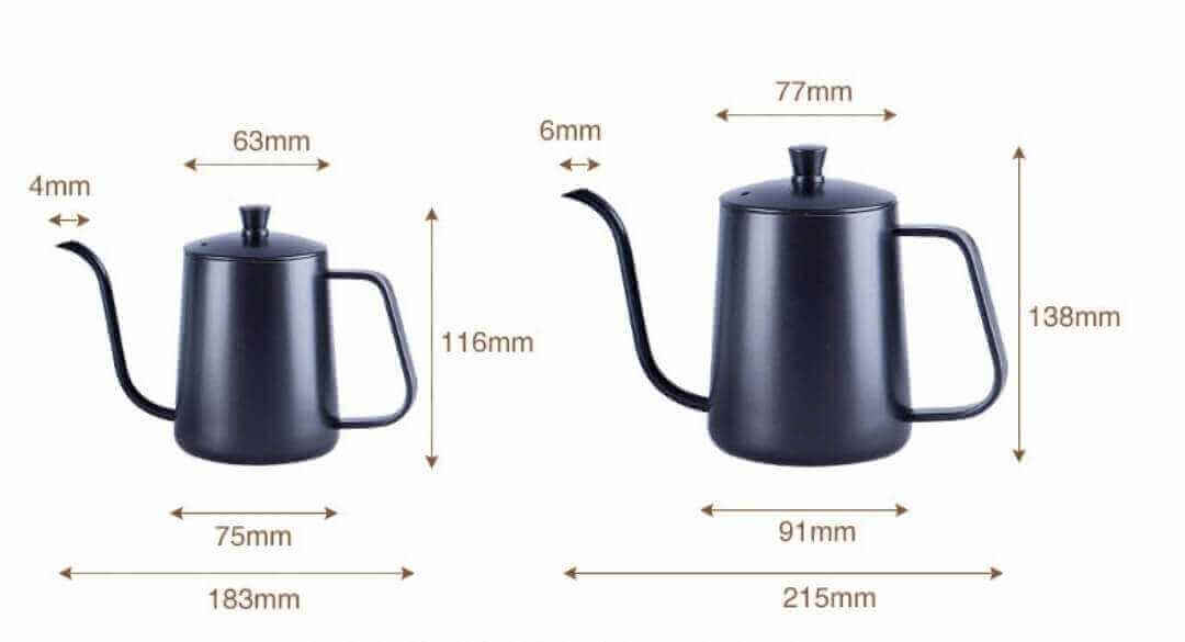 咖啡手沖壺350mL/ 600mL 連蓋 Coffee pour over kettle - Quality Life Coffee