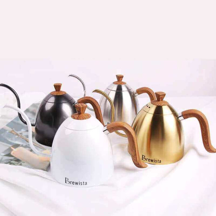 Brewista 0.7 L stainless steel pour-over kettle in black