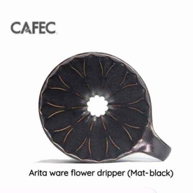 Quality Life Coffee 店內精選 - Cafec 01 02 花瓣濾杯 Flower Dripper霧黑限量版 01(1-2人) 咖啡手沖器材