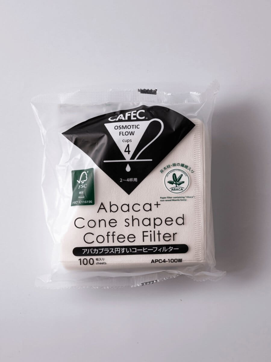 CafeC 三洋濾紙 Abaca plus麻纖維錐形濾紙 日本三洋產業 酵素漂白 - Quality Life Coffee