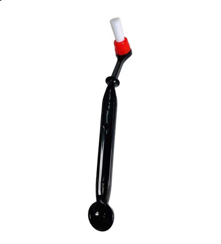 2-in-1 Espresso Group Head Cleaning Brush with Detergent Scoop