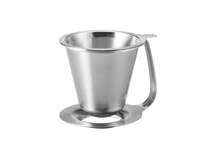 HARIO 世界冠軍粕谷哲監製 Tetsu Kasuya 雙層不鏽鋼濾杯(02號) KDD-02-HSV Stainless steel coffee dripper - Quality Life Coffee