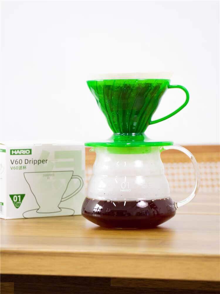 限量 綠色 HARIO V60濾杯 01 - Quality Life Coffee