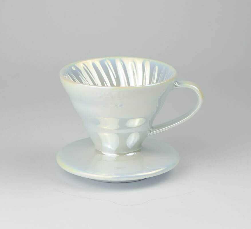 HARIO V60鈦白珠光濾杯 VDC-01-WO-TW 新品 鍍鈦 濾杯 Coffee Dripper - Quality Life Coffee