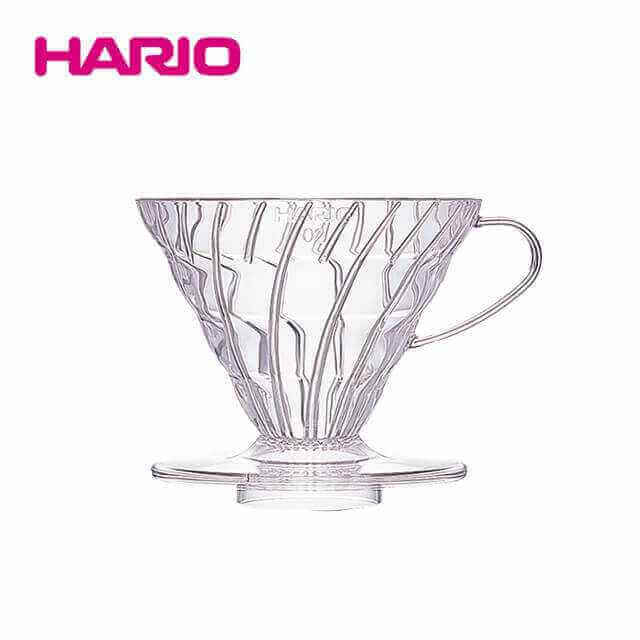 Quality Life Coffee 店內精選 - 日本HARIO V60透明樹脂01/02濾杯 Coffee Dripper 01(1-2人) 咖啡手沖器材