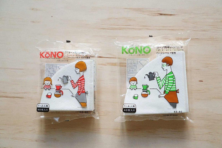 Quality Life Coffee 店內精選 - Kono 咖啡手沖濾紙V60 01/02 Coffee Filter Paper 01(1-2人) 咖啡手沖器材