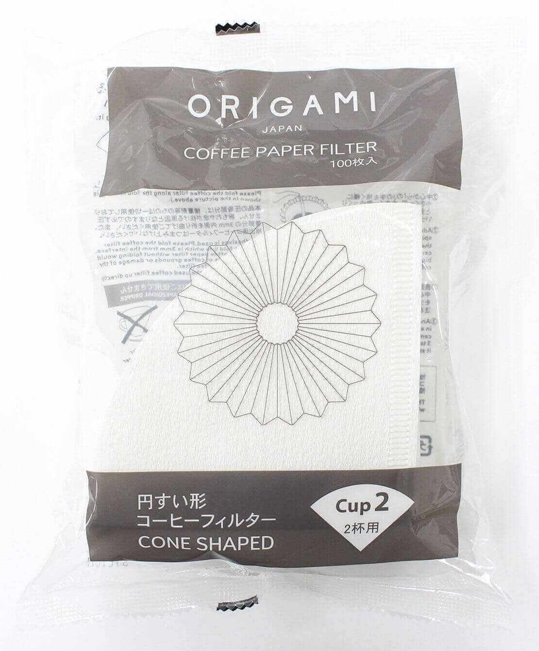 日本ORIGAMI 咖啡濾杯原廠濾紙 100枚入（S濾杯用 ) Coffee Filter Paper - Quality Life Coffee