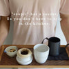 soupir 日本法蘭絨濾杯套裝Compact Pottery Coffee Dripper Pot - Quality Life Coffee