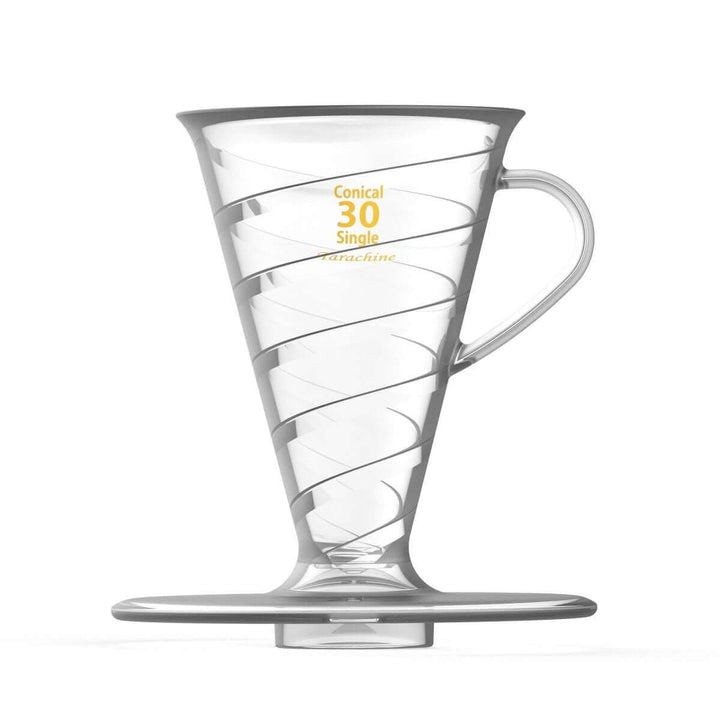 日本 甜筒濾杯 Tarachine conical 30度角 錐形濾杯 1人份 螺旋高流速 - Quality Life Coffee